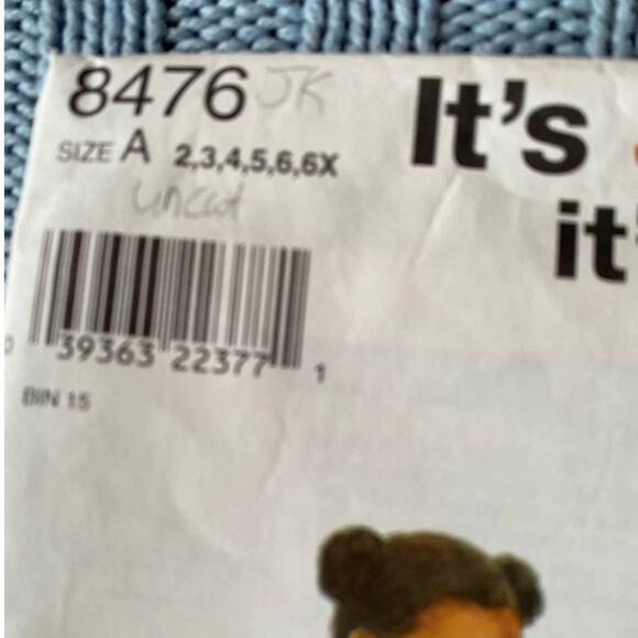 Simplicity 8476 Girls top skirt pants - Picture 2 of 5